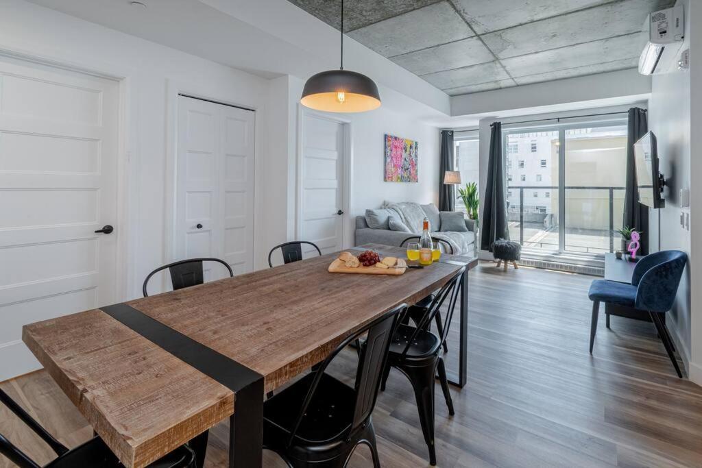 Condo 2 Ch - 500M Vieux-Quebec & Gym Luaran gambar