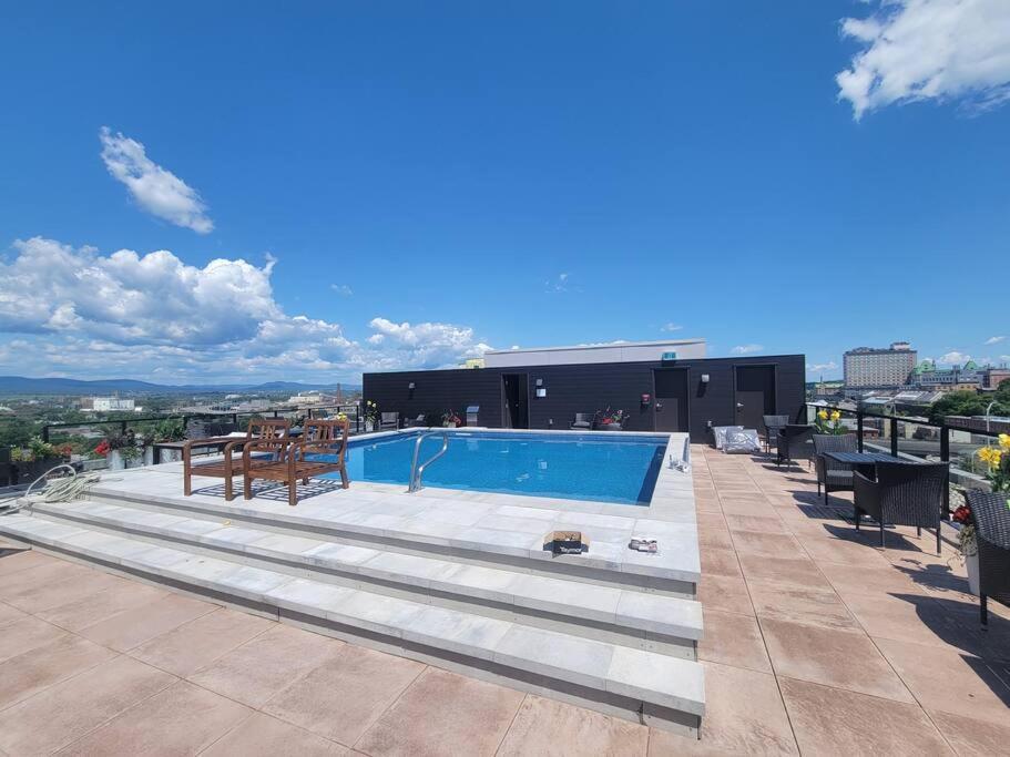 Condo 2 Ch - 500M Vieux-Quebec & Gym Luaran gambar