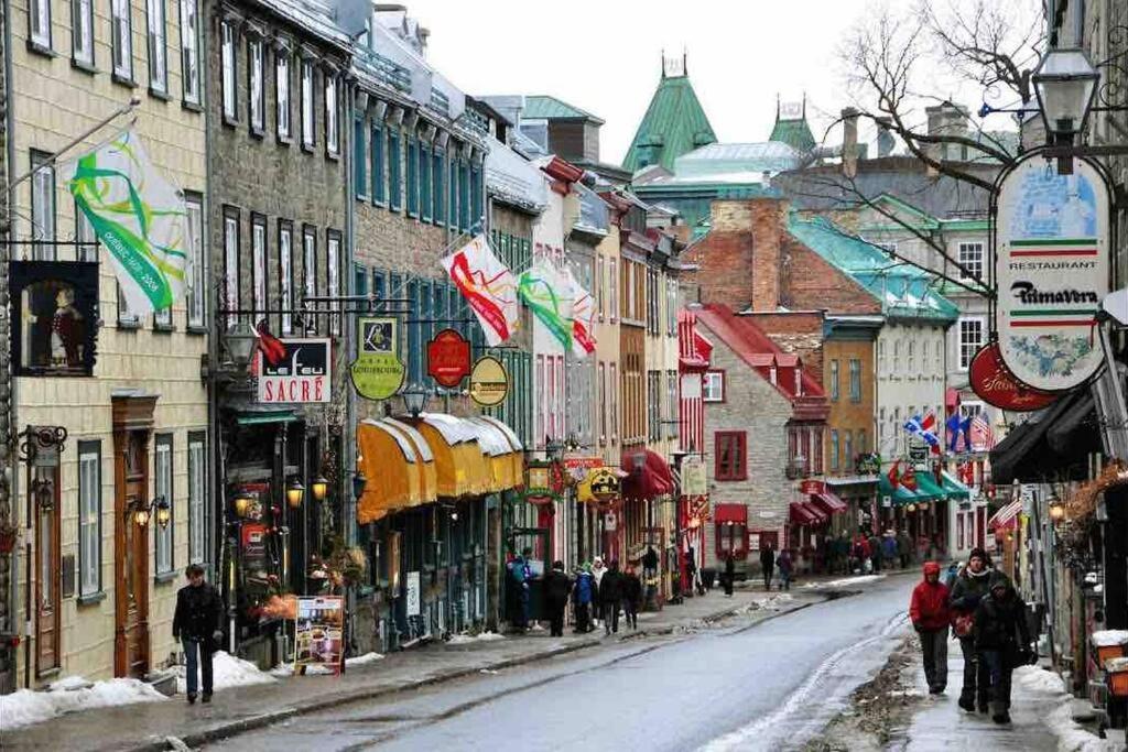 Condo 2 Ch - 500M Vieux-Quebec & Gym Luaran gambar